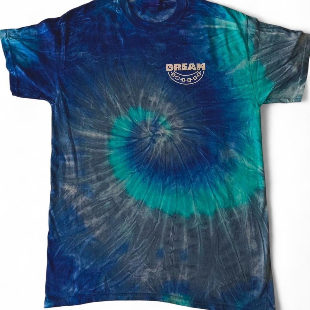 Blue Turquoise Tie Dyed T-Shirt NWOT